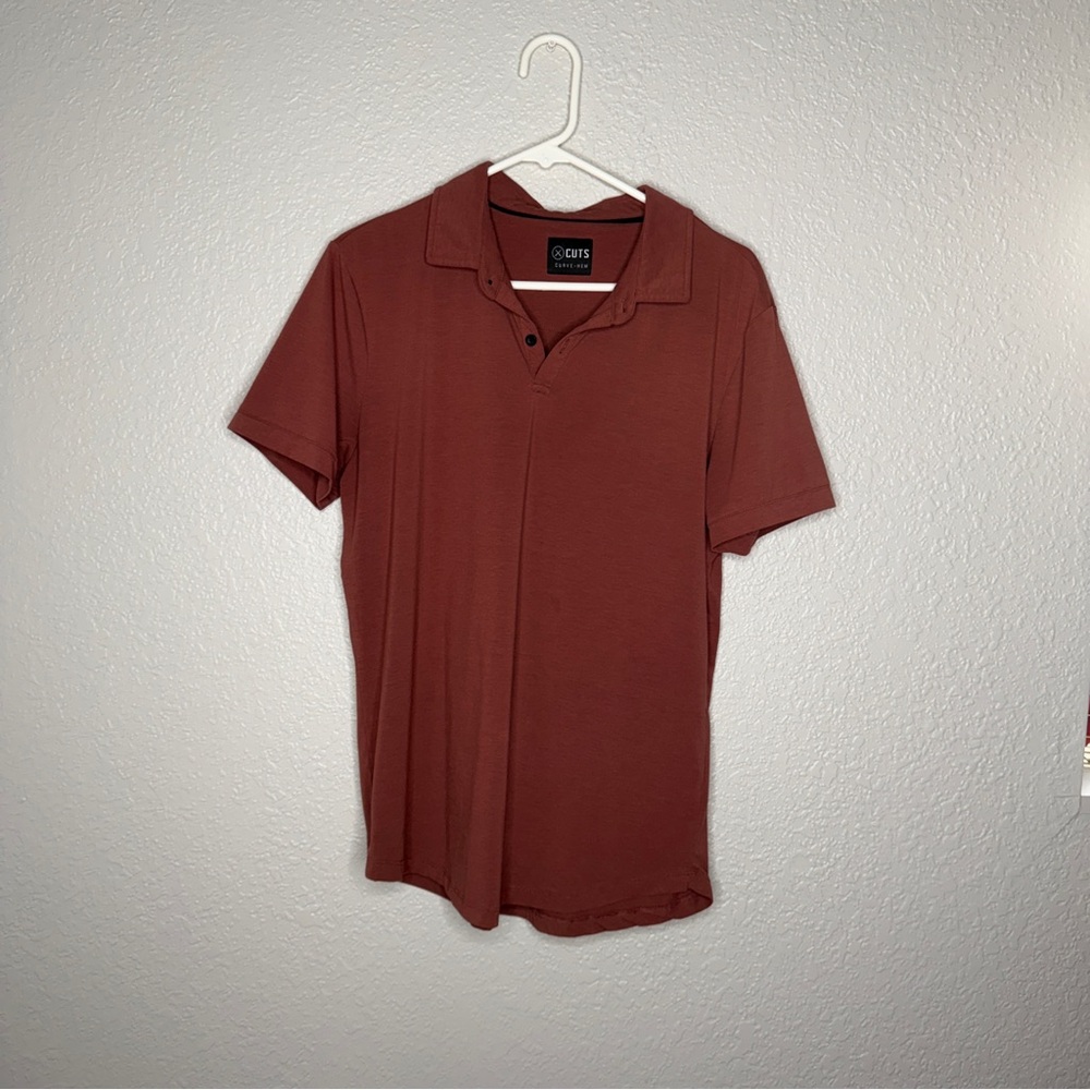 Cuts Clothing Polo Shirt Sz L